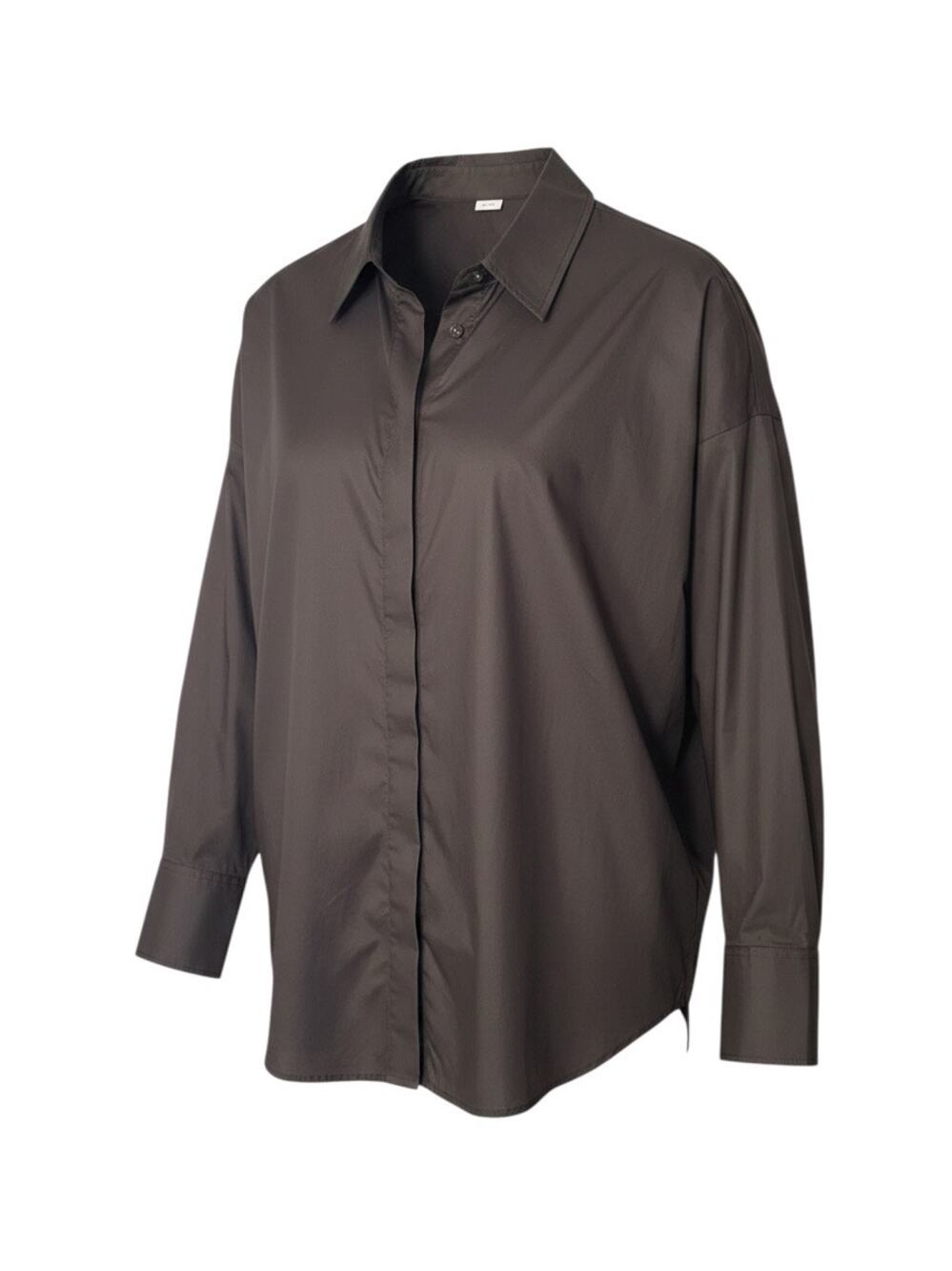 NWT 5/6 3XL 4XL Plus Good American Black Better Than Poplin Button Down Shirt
